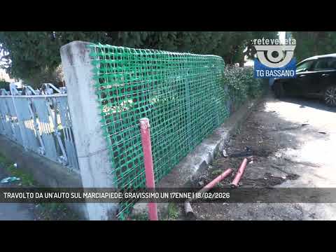 Video TRAVOLTO DA UN'AUTO SUL MARCIAPIEDE: GRAVISSIMO UN 17ENNE | 18/02/2026