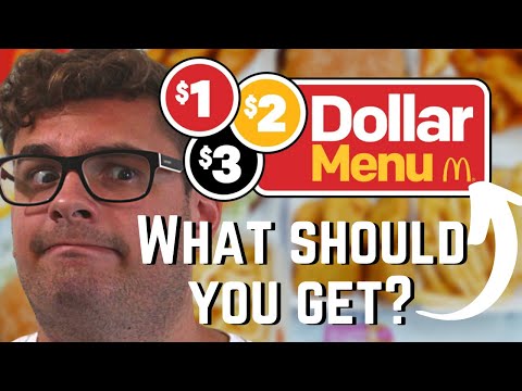 McDonald's New $1 $2 $3 Dollar Menu