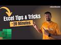 Top Excel Tips & Tricks for Data Analysis | COUNT, FILTER, Pivot Tables & More!