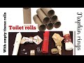 Tissue rolls hacks | Napkin rings| for party | Make beautiful napkin ring out of toilet roll #1