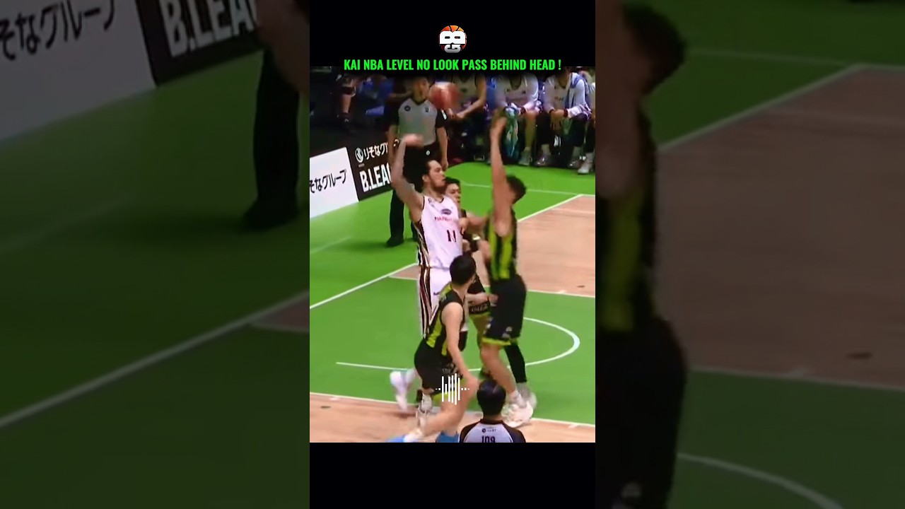 Кай Сотто, хитрый пас головой в стиле Йокича, уровень НБА! 🤯🔥👌 