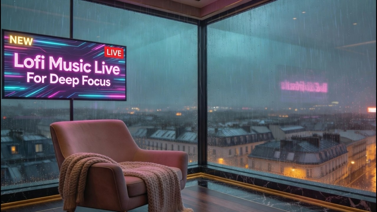 #Live Study With Me 24/7 Lofi Music for Concentration and Coding - Lofi City Soul