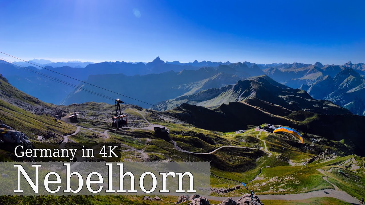 4K】 Nebelhorn - A Walk at the famous Mountain in the Alps near Oberstdorf 