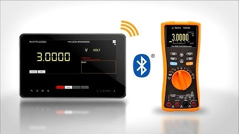 Keysight Bluetooth/IR-Adapter U1177A – mit Multimeter/Stromzange aus sicherer Entfernung messen