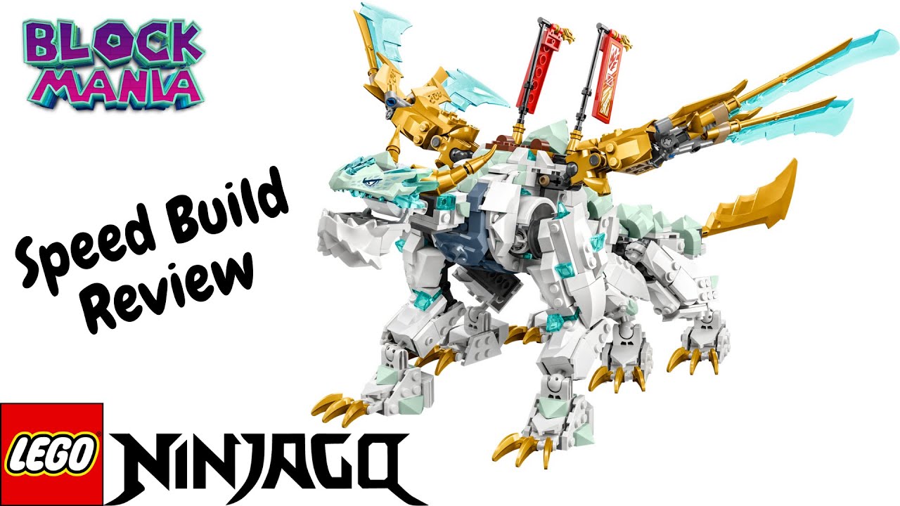 Lego Zane Ice Dragon Creature Speed Build - YouTube