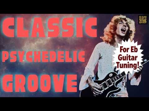 Classic Psychedelic Rock Jam | KEY OF Ab Minor FOR Eb GUITAR TUNING