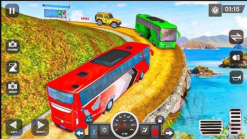 Offroad Coach Bus Driving 2025 | Extreme Uphill Bus Simulator 3D Gameplay (Android) #3