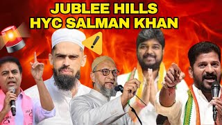 HYC Salman Khan Jublee Hills Election Results 2025 Asaduddin Owaisi BRS Ki Haar