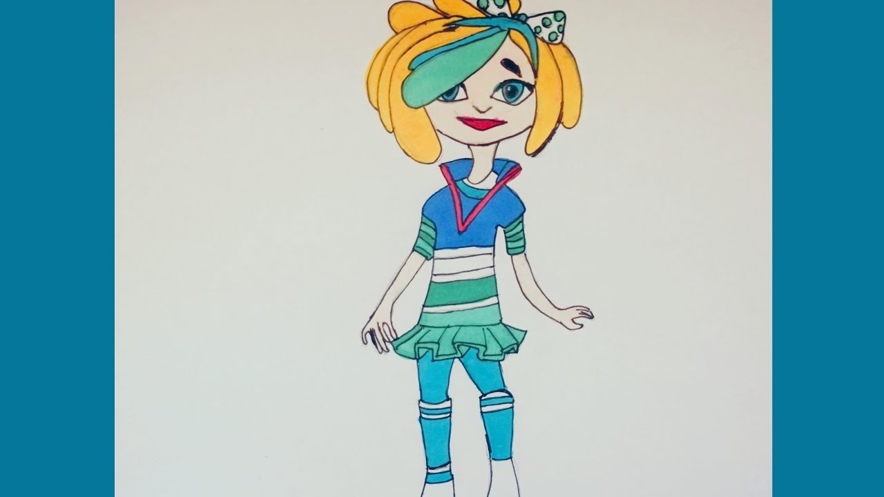 Как нарисовать снежку из мультика сказочный патруль