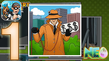 Robbery Bob: Gameplay Walkthrough Part 1 - Level 1-7 Completed! (iOS, Android)