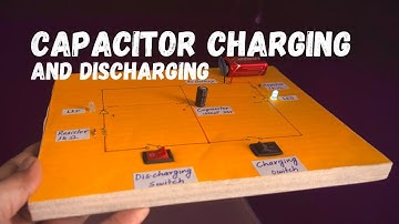 capacitor charging discharging project_ physics working model crafts with Nakul Sahu