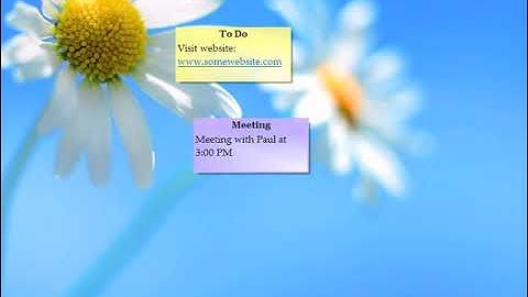 Windows: Attaching sticky notes to websites, documents, apps, folders etc in Notezilla 8 for Windows