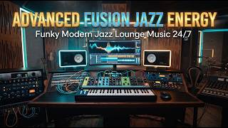 LIVE 🔴 Advanced Fusion Jazz Energy | Funky Modern Jazz Lounge Music 24/7