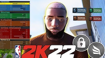 HOW TO CREATE THE MOST UNSTOPPABLE 2 WAY BUILD IN NBA 2K22