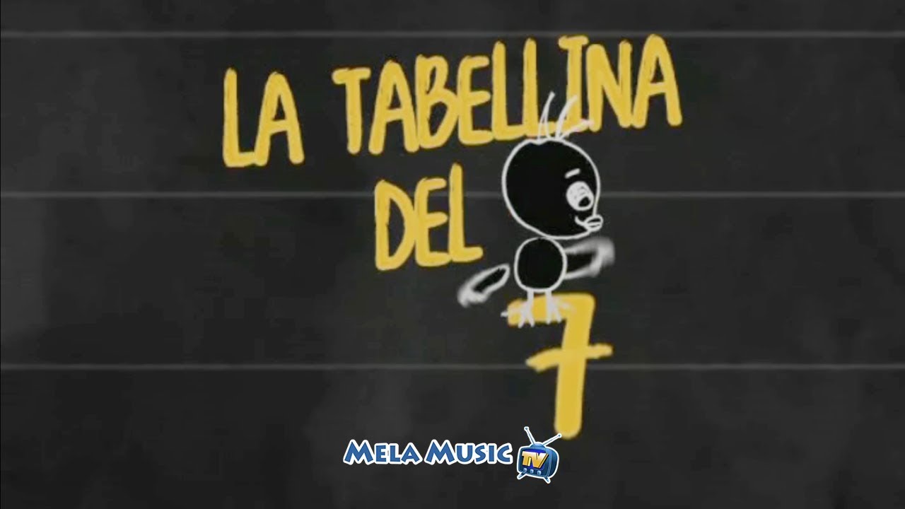 Tabellina Del 7 L Hully Gully Di Calimero Melamusictv Youtube
