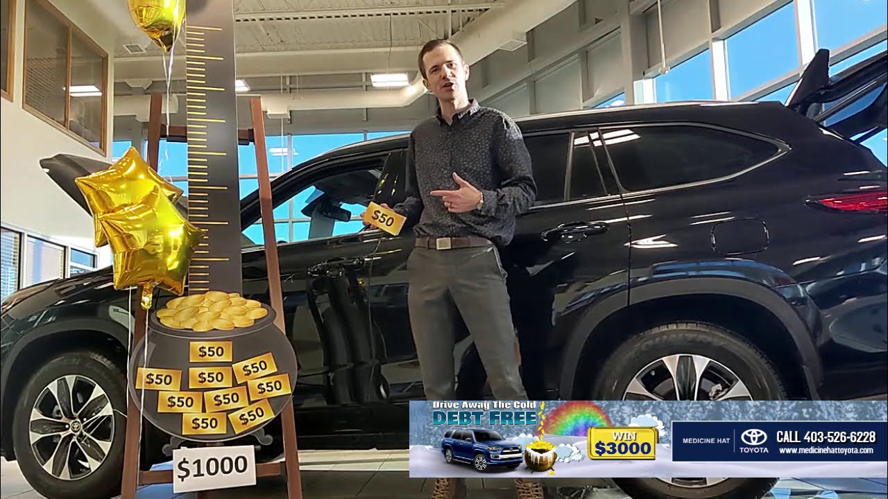 Drive Away the Cold DEBT FREE - ON NOW at Medicine Hat Toyota