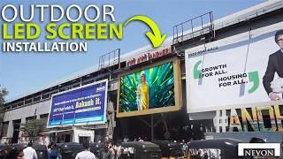 Outdoor LED Display Screen Installed at Andheri Mumbai | Advertising digital billboard