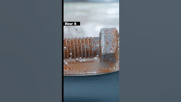 An acid can remove rust?#shorts #science #trend #trending