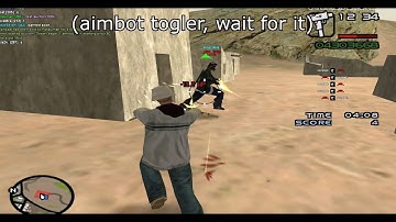 Uzi testing default crosshair in TDM (cheater alert)