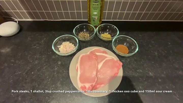 Pork in peppercorn sauce
