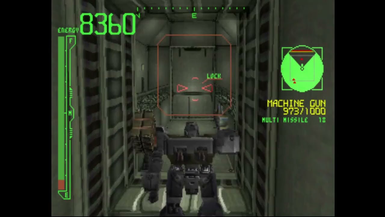 Armored Core (PS1) 100% Walkthrough Part 36 - Destroy Space Catapult