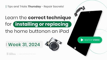 Learn How to Install or Replace an iPad Home Button Like a Pro