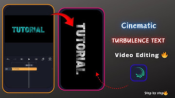 Alight Motion Turbulence Text Effect | Liquid Smoke Text Animation Tutorial