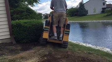 Installing Rip Rap Shorelines While Protecting Existing Grass