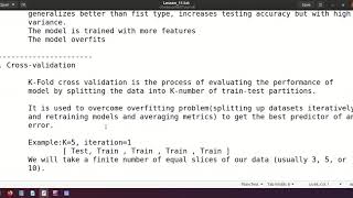 Lesson 11 How to improve model performance