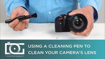 Use a Lens Cleaning Pen Brush w/ Carbon Tip to Clean Camera Lenses