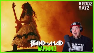 BAND MANAGER reacts to Band-Maid - Warning [SeddzSayz]