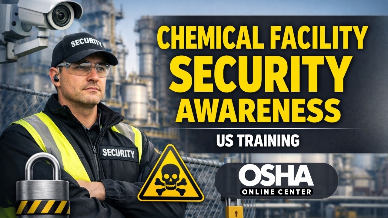 Chemical Facility Security Awareness Training (US) | Identify Threats | Online Training Certificate