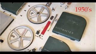 1950's SHOPMASTER Bandsaw - Deconstruct, Clean, Re-assemble