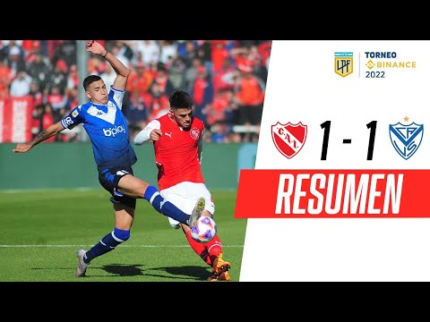 ¡EL FORTÍN SE LO EMPATÓ EN EL FINAL AL ROJO! | Independiente 1-1 Vélez | RESUMEN