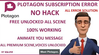 Plotagon Subscription Error Solution | How to unlocked all Scene and Voices in Plotagon | Plotagon
