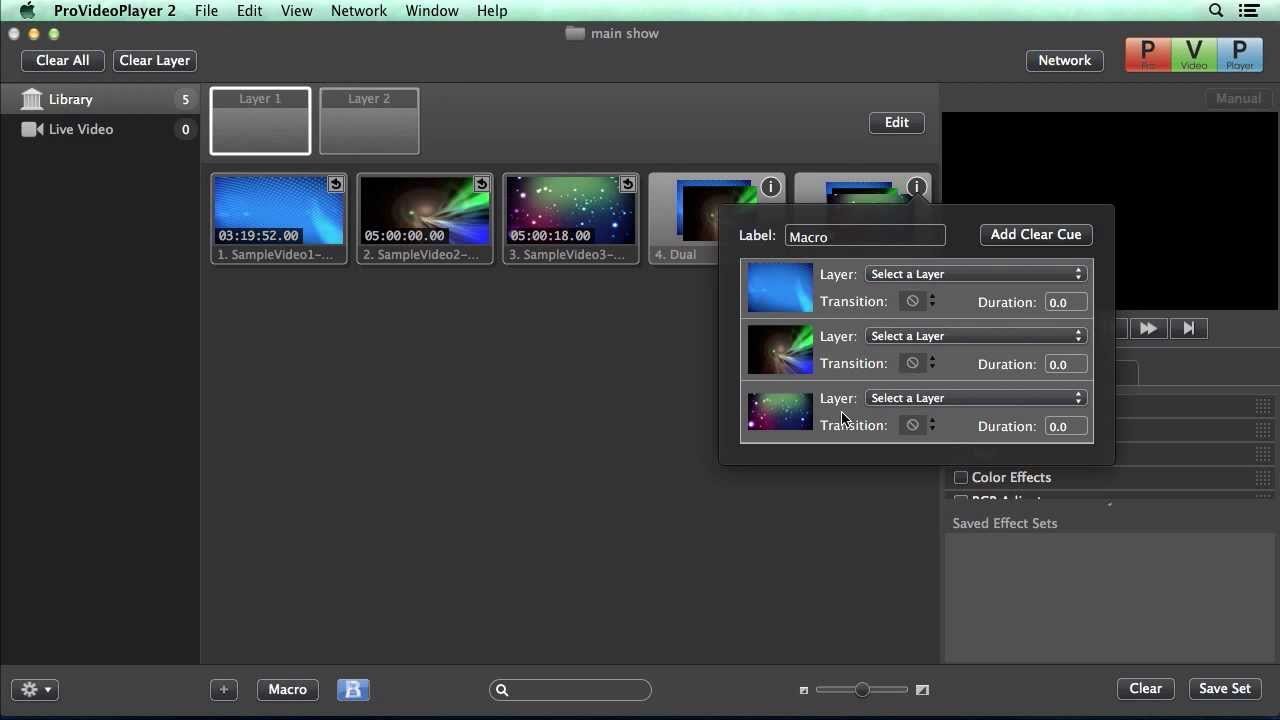 Working with Macros in ProVideoPlayer 2 (PVP2) - YouTube