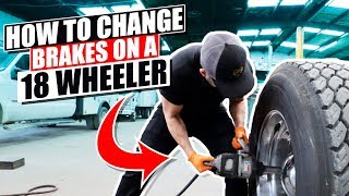 How to change brakes on a 18 Wheeler/How to change brakes on a semi/ Changing brakes on a semi truck screenshot 3