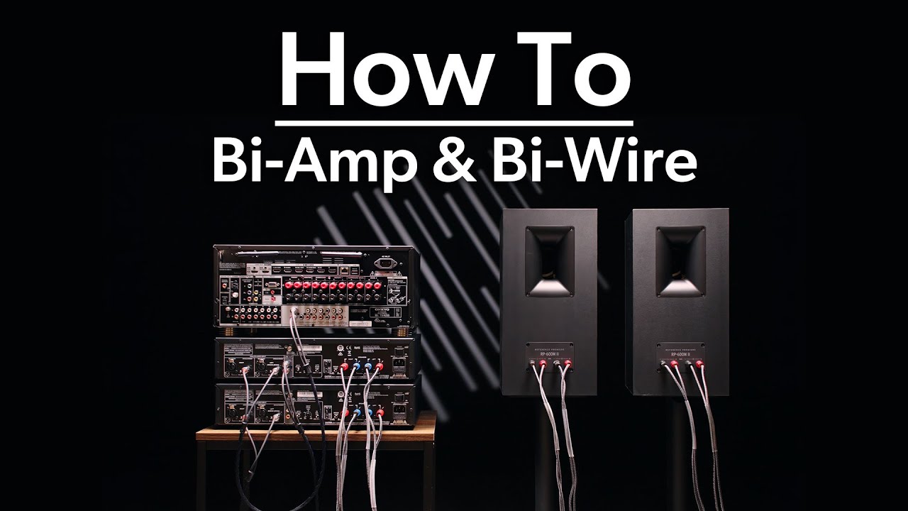 How to bi-amp and bi-wire home speakers | Crutchfield
