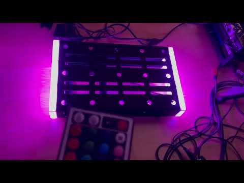 Pedal Portal LED Pedalboard Prototype V1 Demo