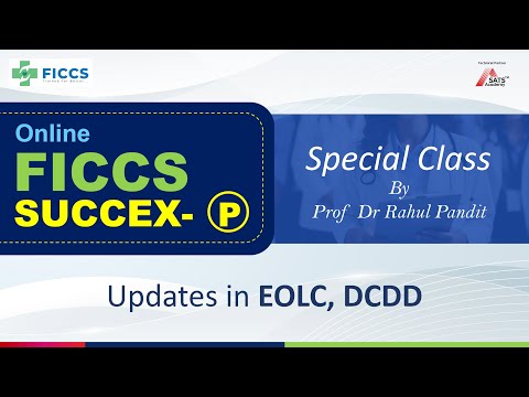 SUCCEX-P Special Class Updates in EOLC   DCDD by Prof Dr Rahul Pandit - video from HCP Forum