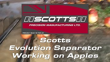 Scotts Evolution Separator Working on Apples