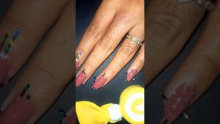 Notool Art for beginners✨️| Diy stripping nailart💅 #simscraft #diy #nailart #nailtutorial#viralvideo