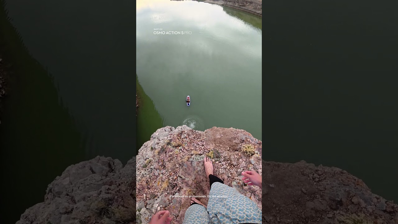 🏞️ Du + Klippe + Osmo Action 5 Pro = Adrenalin pur.