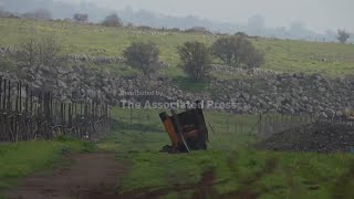 Iranian missile lands in open field in Golan Heights