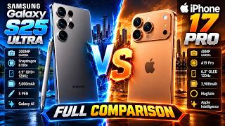 Samsung S25 Ultra vs iPhone 17 Pro ⚡ Full Comparison  Camera, Battery, Performance & Specs screenshot 5