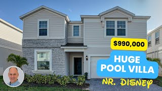 Stunning 10-Bedroom Luxury Pool Home with Game Room Near Disney | Fully Furnished | $990K!