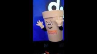 Cuppy Does #DDanceForDarkRoast at Nasdaq!