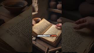 Hidden Bible text found after 1,750 years! 😱 #BibleHistory #AncientTexts #Shorts UV light reveal...