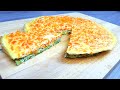 Tortilla de Brócoli y Zanahoria | Cena  Fácil Con Pocos Ingredientes y Económica #shorts #048