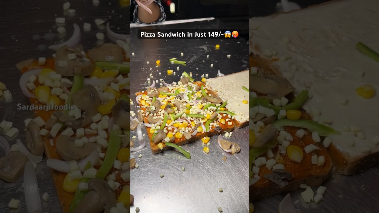 Pizza sandwich in Just 149/-😱🥵 